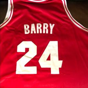 Authentic Rick Barry HS jersey